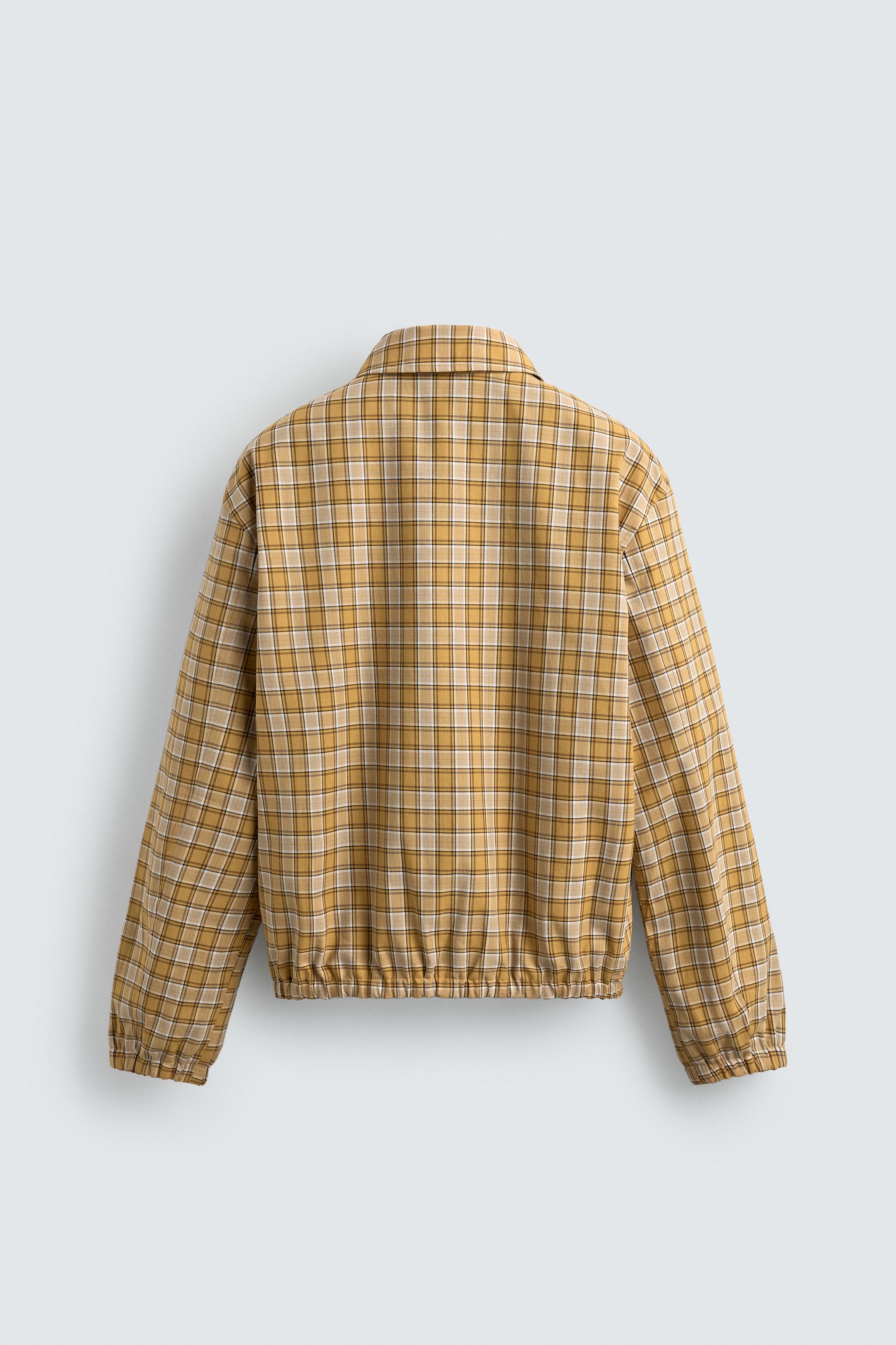 PLAID REGULAR FIT JACKET